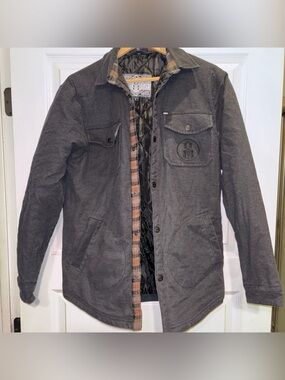 Rebel 8  California Originals Charcoal Skater Punk Streetwear Jacket S Quilted